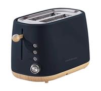 Statesman 2 Slice Scandi Toaster, Navy Blue