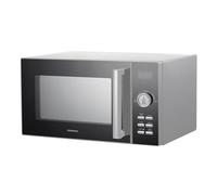Statesman 23L 900W Digital Solo Microwave with Stainless Steel Interior, 11 Power Levels, 6 Auto-cooking Programmes, 95 Minute Timer (Silver)