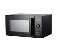 Statesman 23L 900W Digital Solo Microwave with Stainless Steel Interior, 11 Power Levels, 6 Auto-cooking Programmes, 95 Minute Timer (Black)