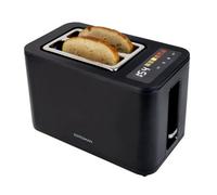 Statesman 900W Digital 2-Slice Toaster with LED Timer Display, Touch Control Panel, 6 Browning Settings, Extra-Wide 120mm Slots, Defrost & Reheat Functions, SKT02918B, Black