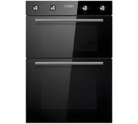 Statesman BDM373BL - Black Built in Electric Double Oven - B energy