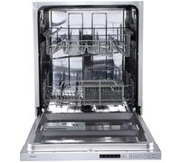 Statesman BDW6014 Integrated 14 Place Dishwasher with Removable Cutlery Basket, 5 Wash Programms, Rear Foldable Racks, 3/6/9 Hour Timer, 60cm Wide, White