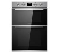 Statesman BDM373SS Built-In Double Oven, 3 Cooking Functions, LED Display, 35/70L, Stainless Steel