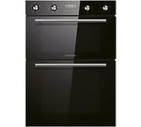 Statesman Built-In Electric Multifunctional Double BDM373BL Electric Oven 105 L Black