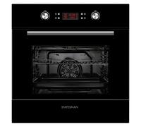 Statesman Built-In BSM60BL Fan Oven 8 Cooking Function Metal Black
