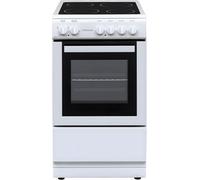 Statesman CO50ESCW White 50Cm Single Cav With Ceramic Hob