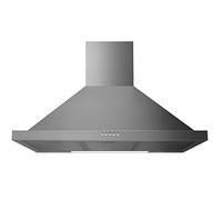Statesman CHM60SS Chimney Cooker Hood Extractor, 2 Speed Settings, Slide Control, LED Light, 60 cm, Aluminum Mesh Washable Grease Filter, Stainless Steel