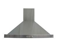 Statesman CHM60SS Chimney Cooker Hood Extractor, 2 Speed Settings, Slide Control, LED Light, 60 cm, Aluminum Mesh Washable Grease Filter, Stainless Steel