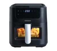 Statesman SKAF05015BK Digital Air Fryer 5 Litre, 1500W, 90 Minute Timer, 360 Hot Air Circulation, 8 Pre Set Cooking Programes, Digital Touch Control Panel