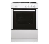 Statesman MAXI60GSF ( MAXI2) - White 4 Zone Gas Cooker - Manual cleaning - A energy