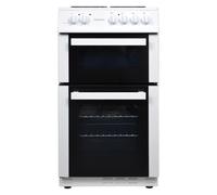 Statesman Double Oven Electric Cooker in White Statesman White