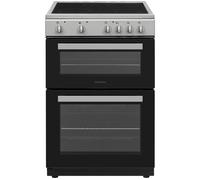 STATESMAN EDC60S2 60 cm Electric Ceramic Cooker - Silver, Silver/Grey