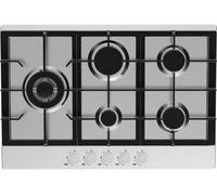 Statesman GH175SS 75cm 5-Zone Gas Hob - Stainlesss Steel Glass