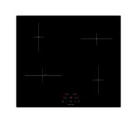 Statesman IHZ460 4 Zone Induction Hob Cooktop, Black Glass Cooker, Touch Control, 6800W, 60cm,9 Stage Power Settings, Child Lock, Programmable Timer,
