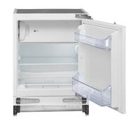 Statesman 114L Integrated Under Counter Fridge with Ice Box - D Rated, Quiet 37dB, Reversible Door, Adjustable Shelves, White