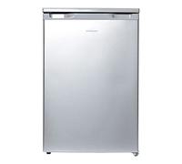 Statesman L255S Under Counter Larder Fridge, 55cm, 2 Adjustable Glass Shelves, Large Salad Drawer, Internal Light, Reversible Door, Adjustable Feet, Silver