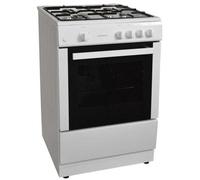 Statesman Maxi60Gsf - White 4 Zone Gas Cooker - Manual Cleaning - A Energy