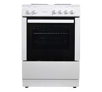 Statesman NAPIER60EW Single Cavity Electric Cooker, Integrated Grill, 60cm, White