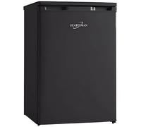 Statesman R155B Under Counter Fridge with 4* Ice Box, 55cm, Fridge 97 Litres, Freezer 16 Litres, 1 Adjustable Glass Shelf, Reversible Doors, Internal Light, Large Salad Drawer, Black