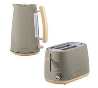 Statesman 1.7L Scandi Kettle and 2 Slice Toaster, Green