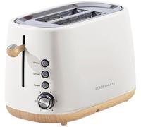 Statesman 2 Slice Scandi Toaster, Cream