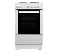 Statesman Single Oven Electric Cooker & Grill in White Statesman White