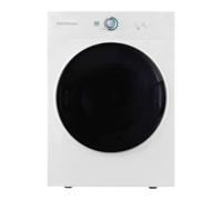 Statesman TD03VFW Freestanding Compact Vented Tumble Dryer, 3kg Drying Capacity, 3 Drying Programmes, Overheat Sensor, White
