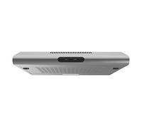 Statesman VH60SS Visor Cooker Hood, 2 Speed Settings, LED Light, Push Button Control, 1.5W LED Light, Metal and Aluminium Grease Filters, Stainless Steel