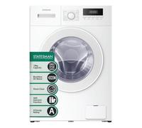 Statesman Washing Machine, 10 Kilograms, White | BLDC Motor, Energy Rating A, Quiet Operation, Child Lock, Freestanding Laundry Appliance