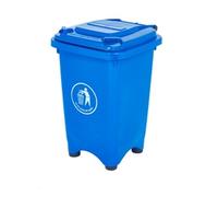 Static Bin; 50L; 30% Recycled Polyethylene; Blue