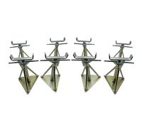 Static Caravan Axle Stands Large X8 (Extra Wide Mobile Home Support 15" -20")