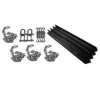 Static Caravan Chain Down Kit with Angle Stake Anchors (Heavy Duty Tether Spike Concrete Siting)