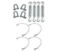 Static Caravan Tie Down Kit (Wire Rope Restraining Tether Mobile Home Siting)