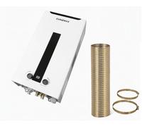 Static Caravan Water Heater 12L (2.1KG LPG Gas Heat Exchanger with Flue Pipe Agriculture)
