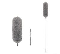 Static Cling Dusting Tool with Retractable Pole for Indoor Use on Ceilings, Light Fixtures and Door Frames (2.8M)