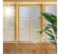 Static Cling Window Film 65 x 160 cm, Self Adhesive Sun Block, Anti Uv, Anti Glare, Without Glue Or Residue, Window Vinyl Stickers No Glue Window, for Window, Mosaic