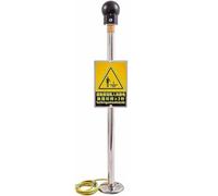 Static Discharge Ball with Sound and Light Alarm, 3-Second Quick Elimination for Dust-Free Workshops and Hazardous Areas