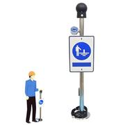 Static Discharge Device with Voltage Display and Alarm, 3S Fast Release, Reliable Grounding for Dust-Free Workspaces and Gas Stations, Human Electrostatic Releaser