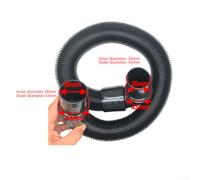 Static Dissipating For ProTeam Vacuum Hose with 112inch Cuffs for Replacement Use on Super, and Mode 6 Backpack Units (1 Set)