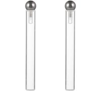 Static Electricity Experiment Ball 2Pcs Electricity Test Balls Plastic Electroscope Balls Physics Experiment Tools Electroscope Ball Physics and Electricity Teaching Aids Professional