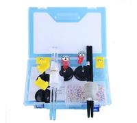 Static Electricity Friction Experiment Kit - Rubber Rod Charging & Differential Charge Attraction Demonstration Tools