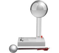 Static Electricity Generator, 30W Metal Physics Experiment Machine with 50mm Diameter, 180mm Storage Ball, Spark Distance, for Classroom, Teens, Kids Party Favors