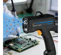 Static Eliminator, Ionizing Air Gun for Electronics and Cars, Effective Anti-Static Solutions with Dust Detection Light, Safe Cleaning Tool