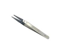 Static-Free Stainless Steel Micro-Tip Tweezers for Optical Fiber Assembly and Electronics Work Antistatic Tweezers