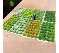 Static Grass for Model Railroad Scenery with Natural-Looking Wildflowers to Enhance Diorama and Architectural Models (The lily white)