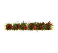 Static Grass for tufts for Model Scenery 9cm Long Static Grass(7 Red)