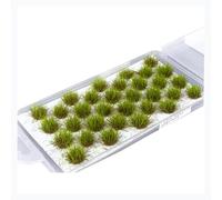 Static Grass Tufts Model,32 PCS Grass Mat Model Making Grass Ttufts Miniature Decoration Model Making Lawn Tufts of Grass for DIY Model Train Landscape Railroad Scenery Grass Tufts Flower