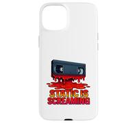 Static Is Screaming Horror VHS Case for iPhone 15 Plus