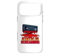 Static Is Screaming Horror VHS Case for iPhone 17 Pro Max