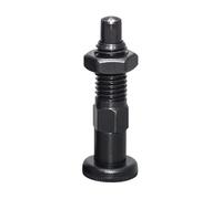 Static Position Recovery Spring Plunger, Split Plunger, Fine Thread, Carbon Steel, Spring Return Knob, Plunger, Fine Thread, Split Plunger